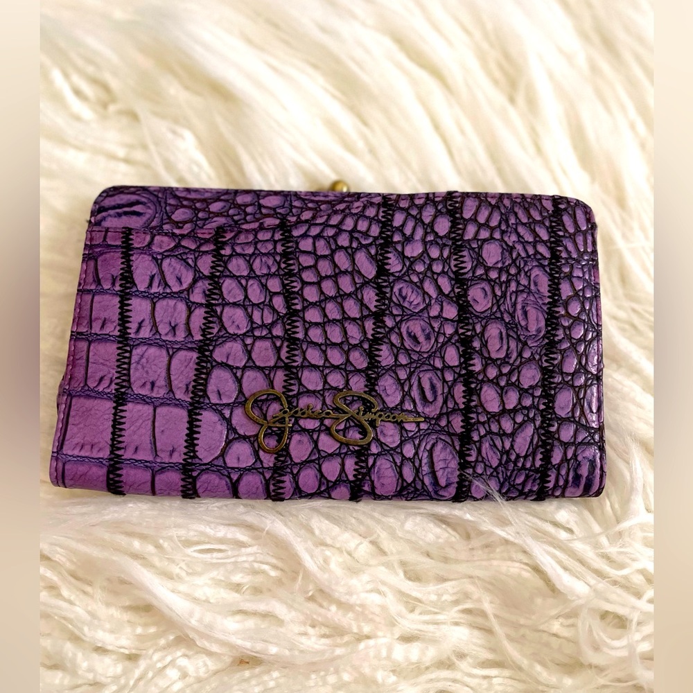 Jessica Simpson Purple Hobo wallet